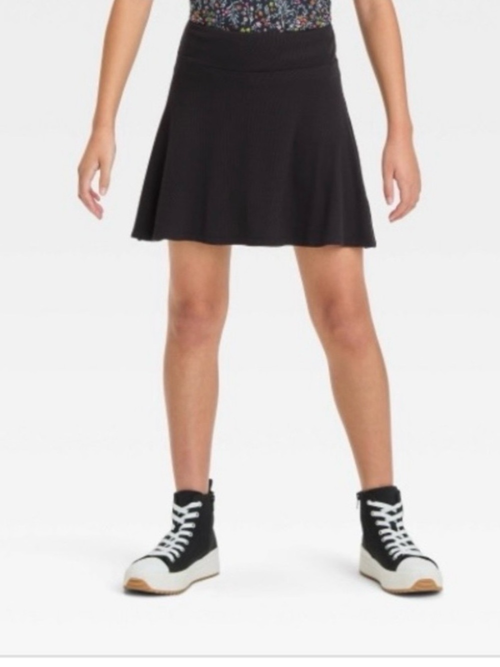 Girls' Knit Skort - Art Class™ Black 
Size XXL new